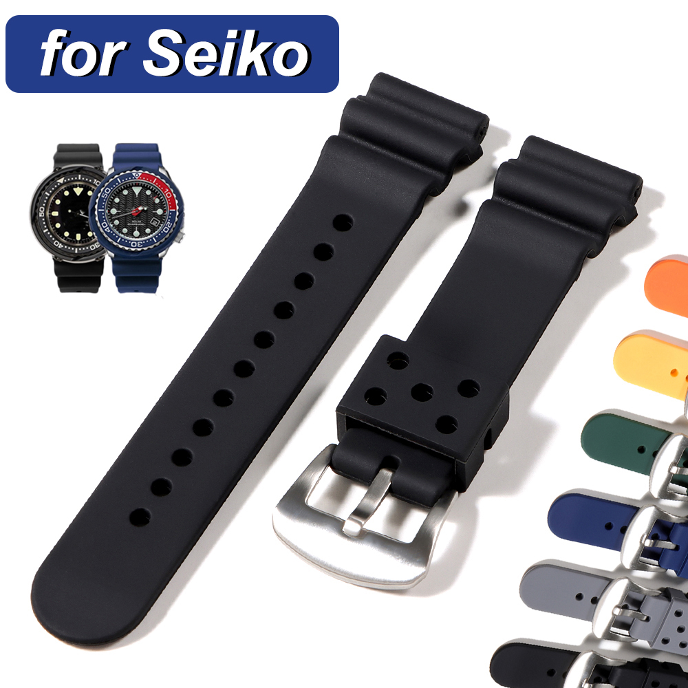 Seiko Watch Prospex - 20mm 22mm saat kayışı Seiko Prospex